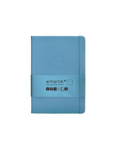 Cuaderno Con Gomilla Antartik Notes Tapa Dura A5 Hojas Puntos Azul Claro 100 Hojas 80 Gr Fsc 2