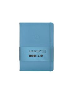 Cuaderno Con Gomilla Antartik Notes Tapa Dura A5 Hojas Cuadricula Azul Claro 100 Hojas 80 Gr Fsc 2