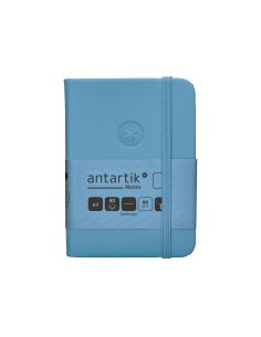 Cuaderno Con Gomilla Antartik Notes Tapa Dura A7 Hojas Lisas Azul Claro 80 Hojas 80 Gr Fsc 2