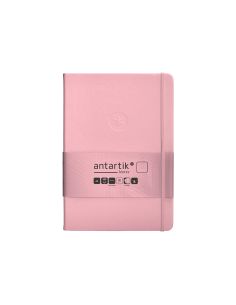 Cuaderno Con Gomilla Antartik Notes Tapa Dura A5 Hojas Lisas Rosa Pastel 100 Hojas 80 Gr Fsc 2