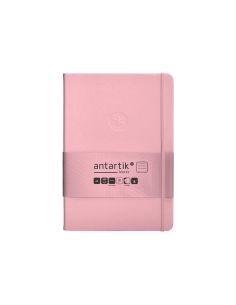 Cuaderno Con Gomilla Antartik Notes Tapa Dura A5 Hojas Rayas Rosa Pastel 100 Hojas 80 Gr Fsc 2