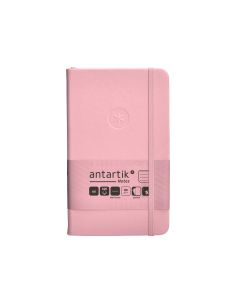 Cuaderno Con Gomilla Antartik Notes Tapa Dura A6 Hojas Rayas Rosa Pastel 100 Hojas 80 Gr Fsc 2