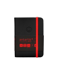 Cuaderno Con Gomilla Antartik Notes Tapa Dura A7 Hojas Lisas Negro Y Rojo 80 Hojas 80 Gr Fsc 2