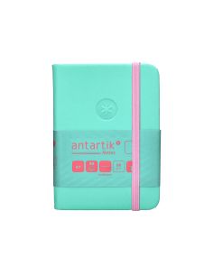 Cuaderno Con Gomilla Antartik Notes Tapa Dura A7 Hojas Lisas Rosa Y Turquesa 80 Hojas 80 Gr Fsc 2