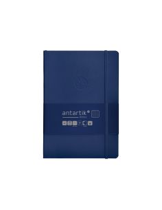 Cuaderno Con Gomilla Antartik Notes Tapa Blanda A5 Hojas Cuadricula Azul Marino 80 Hojas 80 Gr Fsc 2