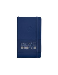 Cuaderno Con Gomilla Antartik Notes Tapa Blanda A6 Cuadricula Azul Marino 100 Hojas 80 Gr Fsc 2