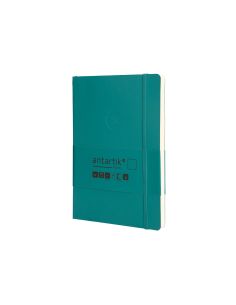 Cuaderno Con Gomilla Antartik Notes Tapa Blanda A5 Hojas Puntos Verde Aguamarina 80 Hojas 80 Gr Fsc 2