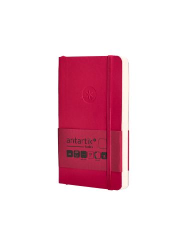 Cuaderno Con Gomilla Antartik Notes Tapa Blanda A6 Hojas Lisas Burdeos 100 Hojas 80 Gr Fsc