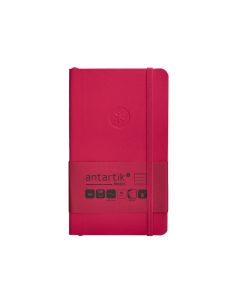 Cuaderno Con Gomilla Antartik Notes Tapa Blanda A6 Rayas Burdeos 100 Hojas 80 Gr Fsc 2