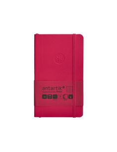 Cuaderno Con Gomilla Antartik Notes Tapa Blanda A6 Cuadricula Burdeos 100 Hojas 80 Gr Fsc 2