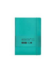 Cuaderno Con Gomilla Antartik Notes Tapa Blanda A5 Hojas Cuadricula Turquesa 80 Hojas 80 Gr Fsc 2