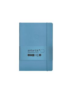 Cuaderno Con Gomilla Antartik Notes Tapa Blanda A5 Hojas Lisas Azul Claro 80 Hojas 80 Gr Fsc 2