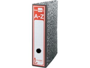 Archivador A-Z PRAXTON Negro, Folio Ancho 75 mm. (Pack x20) : :  Oficina y papelería